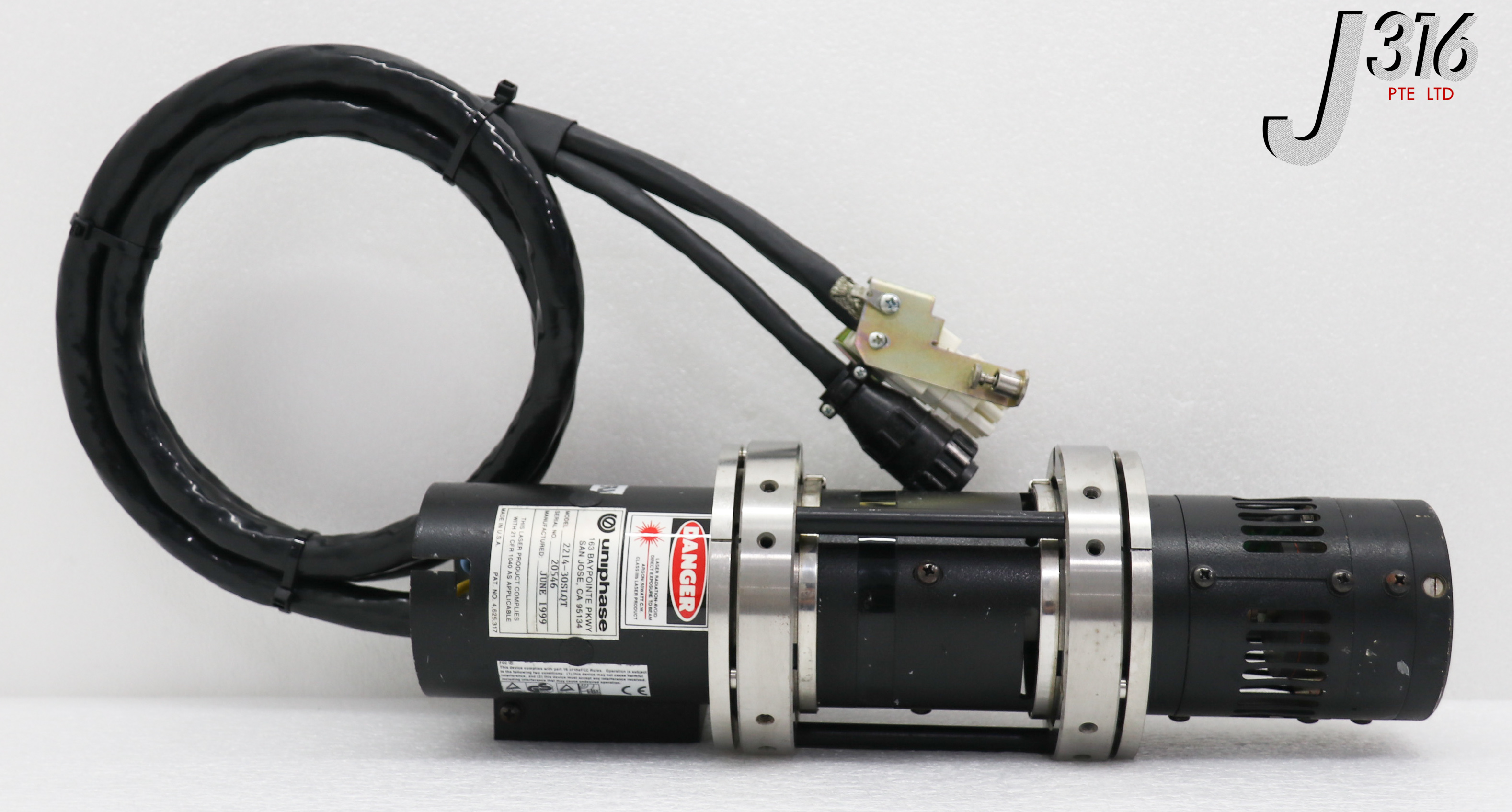 SOLD‼️ 34723 JDS UNIPHASE ARGON LASER HEAD W/ POWER SUPPLY 2113-75SLT